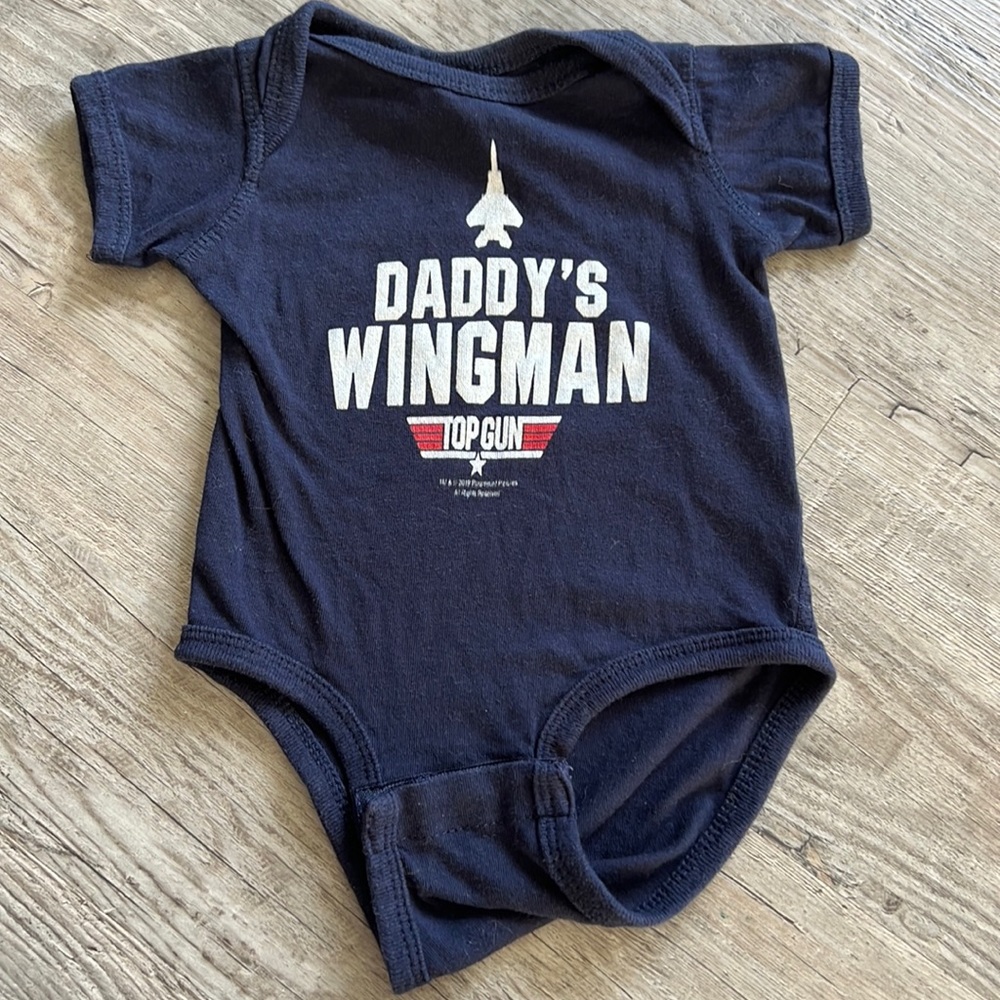 Top Gun Baby Onesie